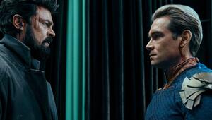 Butcher (Karl Urban, l.) und Homelander (Antony Starr) stehen vor ihrer finalen Konfrontation.