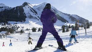Skifahren in den Alpen