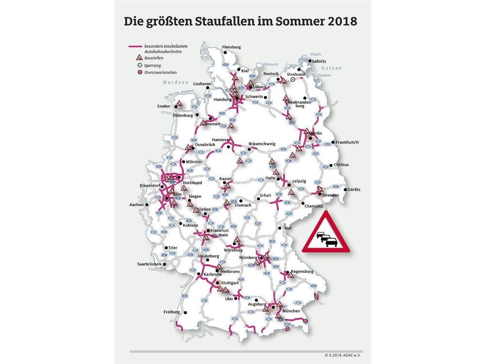 Entspannte Fahrt in den Urlaub