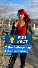 Fun Fact: Der T. Rex hatte eine geringe Lebenserwartung