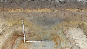 Profil eines charakteristischen römischen Spitzgrabens