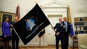 Flagge der neuen amerikanischen Teilstreitkraft "Space Force"