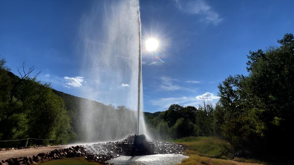 Er ist in Deutschland: Das ist der grösste Kaltwasser-Geysir der Welt