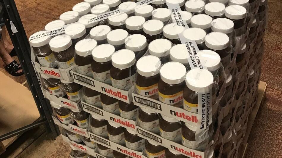 Nutella-Gläser in Malmö
