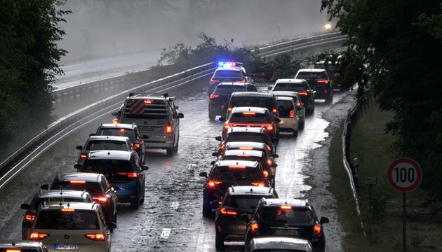 Unwetter in Bayern