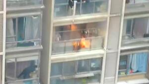 Von oben gelöscht: Nachbar verhindert Wohnungsbrand in Hochhaus