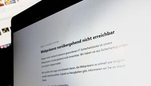 "Webpräsenz vorübergehend nicht erreichbar" auf einem Display