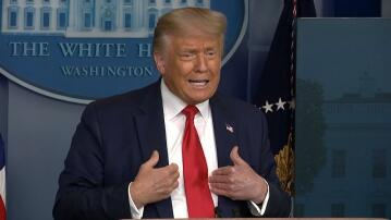 Donald Trump, USA, US-Präsident, Washington, Weisses Haus, Pressekonferenz