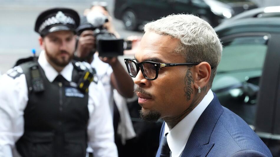 US-Sänger Chris Brown vor Gericht in London