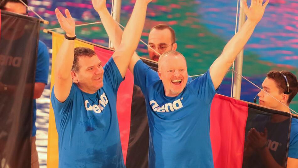 Bald möglicherweise wieder vereint in einer neuen Show: Elton und Stefan Raab.