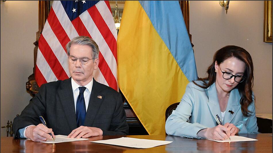 USA und Ukraine schliessen Rohstoffabkommen