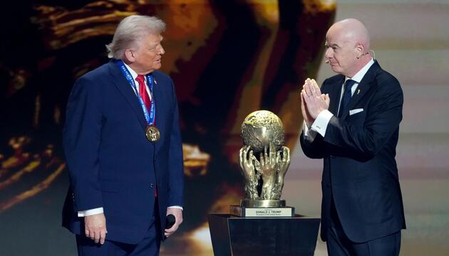 Donald Trump und Gianni Infantino