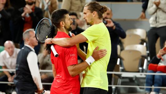 Novak Đoković und Alexander Zverev