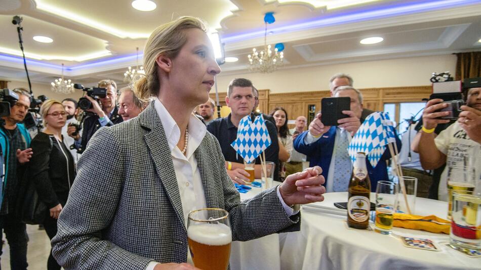 Landtagswahl in Bayern - Wahlparty AfD