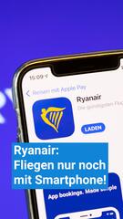 Ryanair: Fliegen nur noch mit Smartphone!