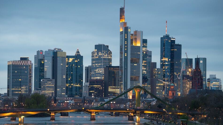 Bankenskyline von Frankfurt