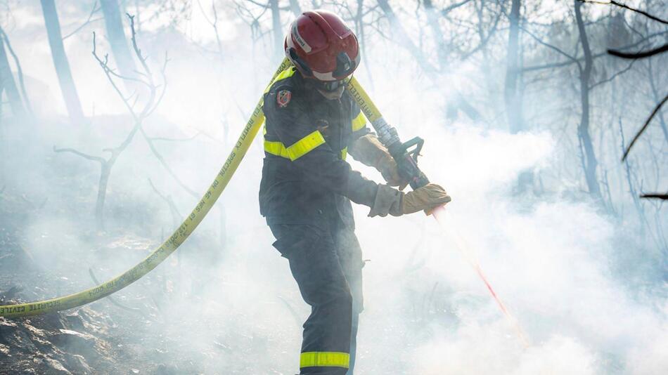 Waldbrand in Südfrankreich