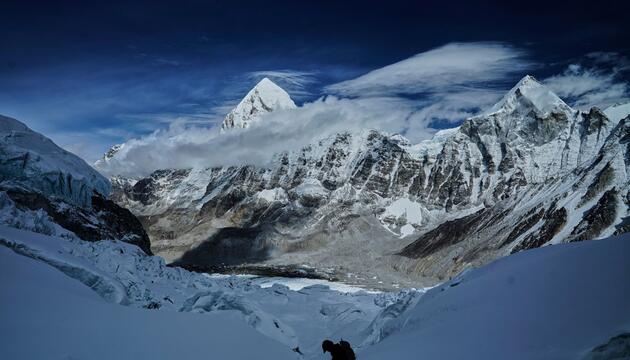 Route auf den Mount Everest blockiert