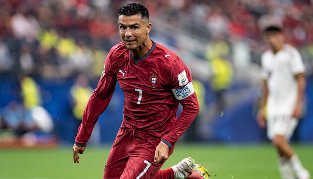Ronaldo im Trikot von Portugal