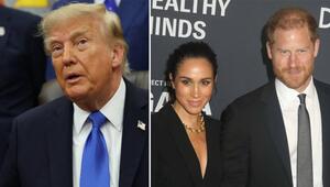 Donald Trump (li.) hat einmal mehr seine Meinung über Meghan und Harry geäussert.