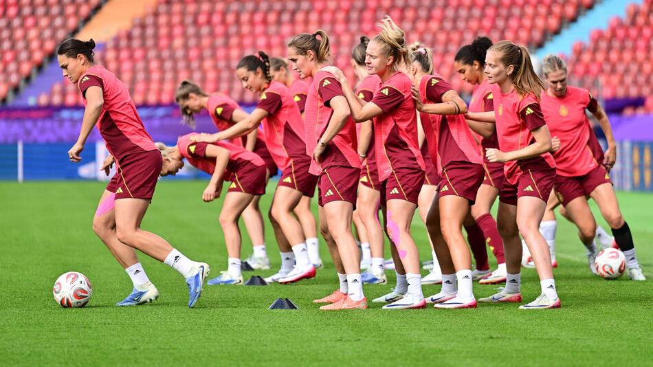 Frauenfussball-EM - Abschlusstraining Deutschland