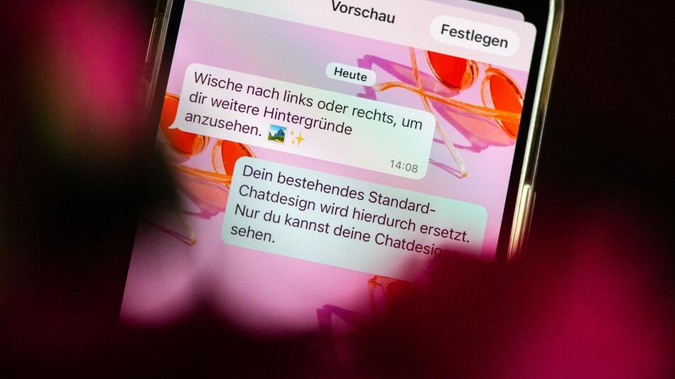 Individuelles Chat-Design bei Whatsapp