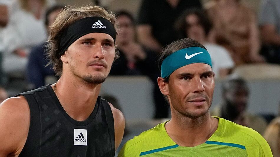 Alexander Zverev und Rafael Nadal
