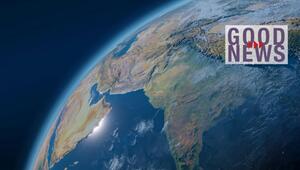 Satellitenansicht der Erde mit Fokus auf den Nahen Osten, Indien und angrenzende Regionen ...