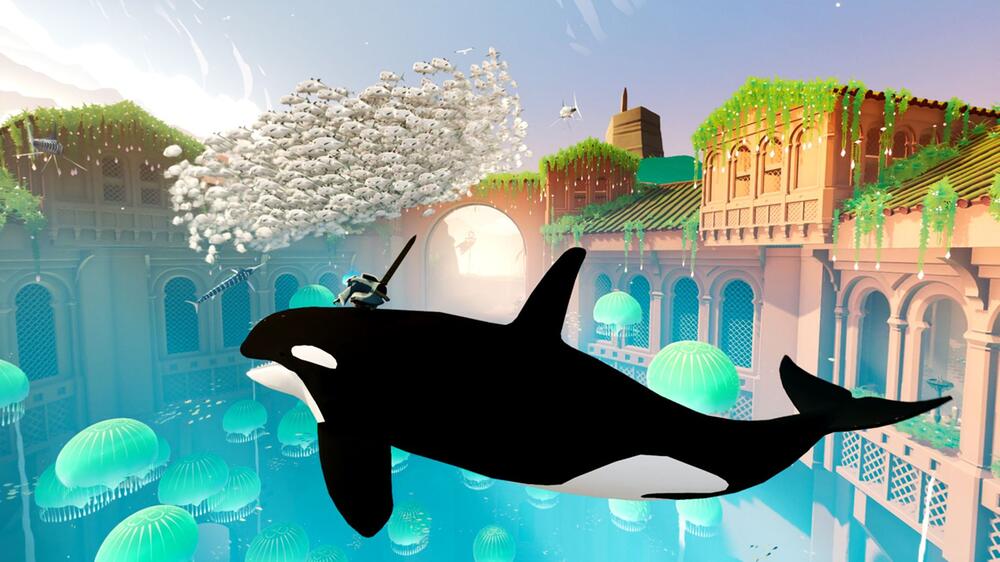 Screenshot vom Spiel "Sword of the Sea"