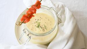 Selleriesuppe mit Wildlachs und Dill