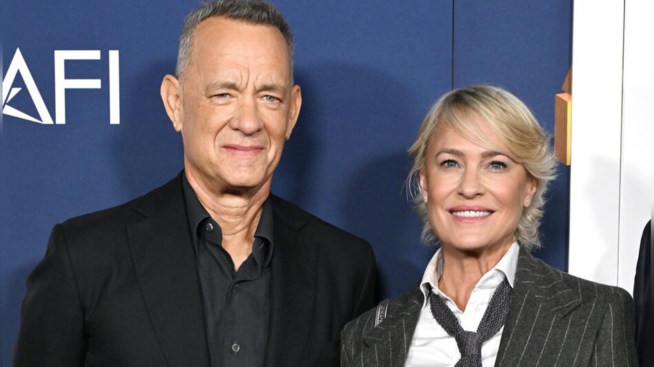 Tom Hanks und Robin Wright bei ihrem gemeinsamen Auftritt in Los Angeles.