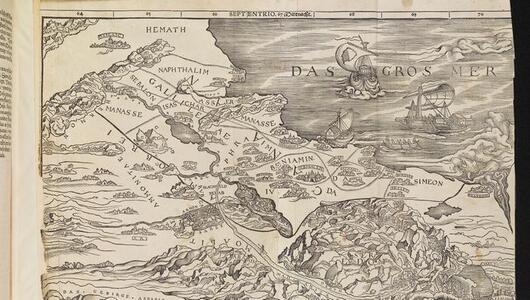 Karte des Heiligen Landes