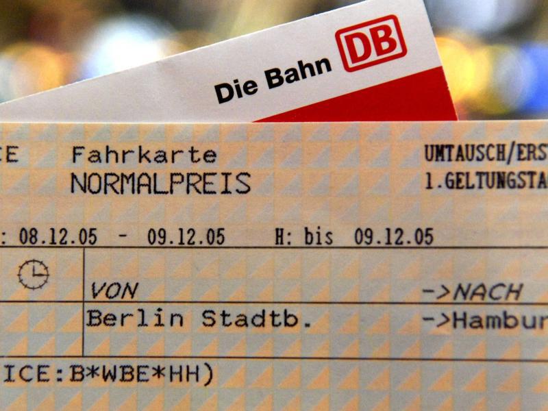 travel industry card bahn ticket buchen