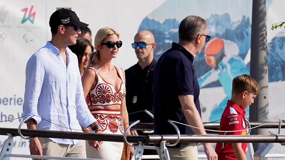 Ivanka Trump landet zur Bezos-Hochzeit in Venedig
