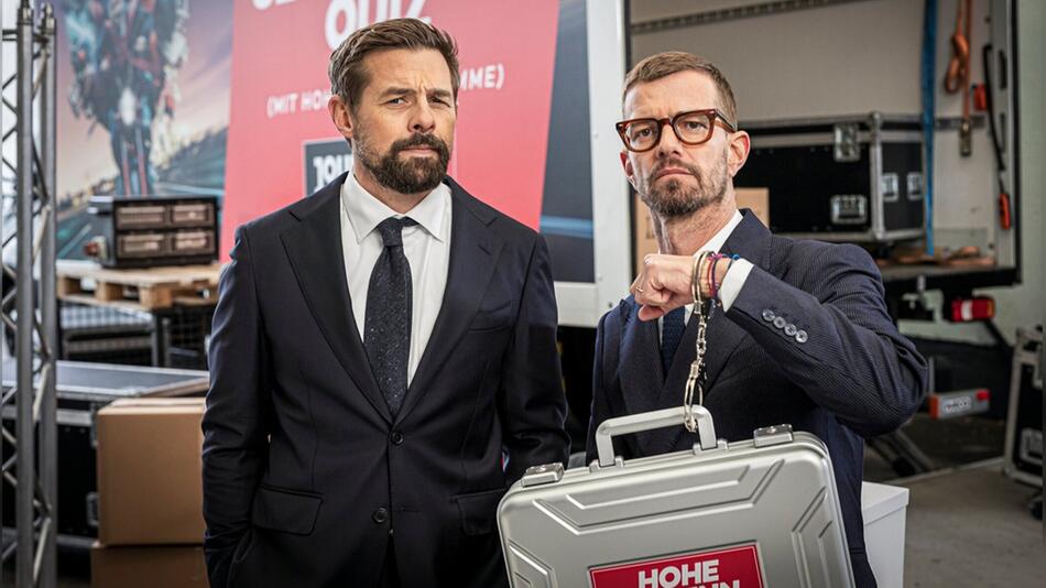Joko und Klaas laden zur zweiten Staffel von "Ein sehr gutes Quiz (mit hoher Gewinnsumme)" ein.