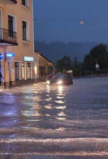 Unwetter in Bayern