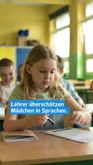 Lehrer unterschätzen Mädchen in Mathe und Jungen in Sprachen