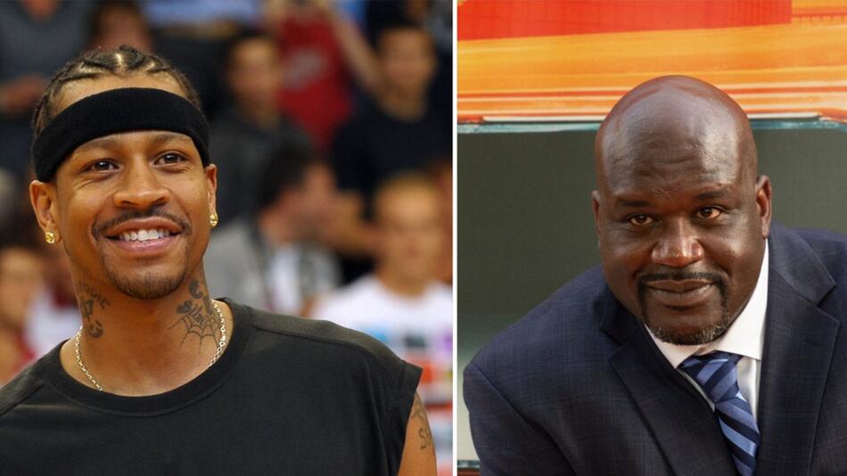 Der ehemalige NBA-Basketballstar Allen Iverson bekommt dank Kollege Shaq O'Neal eine eigene ...