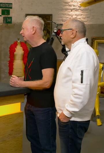Expertin Bianca Berding, Horst Lichter, Verkäufer Wolfgang und Manfred