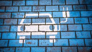 Parkplatz für Elektroauto