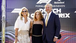 Königin Máxima (l.), Prinzessin Alexia und König Willem-Alexander besuchen den Grossen Preis der ...