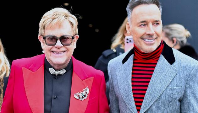 Elton John und David Furnish.