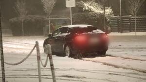 Glatteis und Schneefall: Wetterdienst warnt vor Verkehrsbedingungen