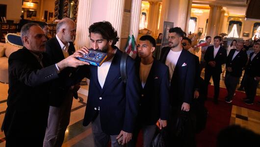 Vor der Fussball-WM - Mannschaft Iran