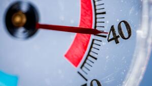 Aussenthermometer zeigt fast 40 Grad Celsius an