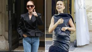 Céline Dion am Dienstag (re.) und Donnerstag bei den Begegnungen mit den Fans in Paris.