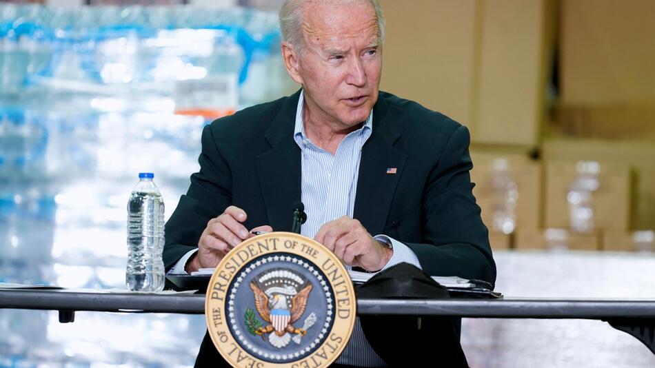 Nach Hurrikan «Ida» in den USA - US-Präsident Biden