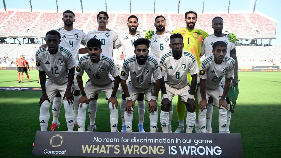 Team von Saudi-Arabien beim Gold Cup