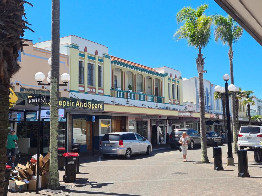 Strassenzug in Napier