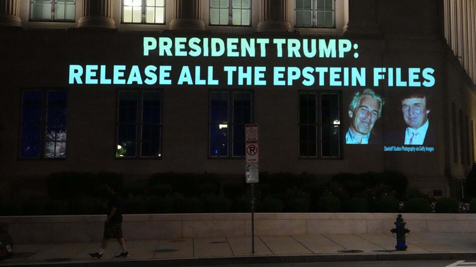 Trump-Epstein-Protest in der Nähe des Weissen Hauses